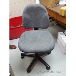 Grey Adjustable Rolling Steno Task Chair